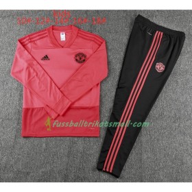 Manchester United Kinder Sweatshirts Anzüge Rot 2018-2019